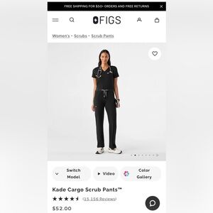 FIGS Kade Cargo Scrubs